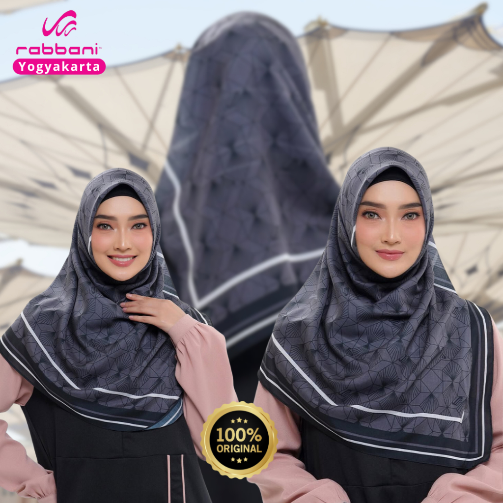 Rabbani - Tetra Ayska Kerudung Segi Empat Motif