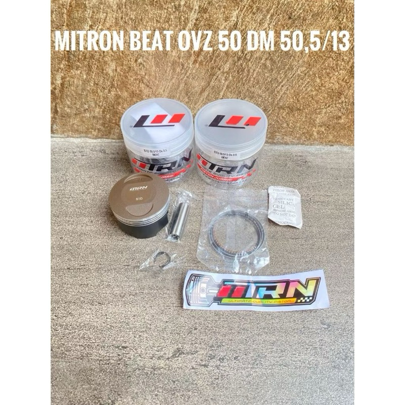 PISTON KIT RACING MITRON X SONIC PIN 13 DIAMETER 58 - BOYRENK RACING