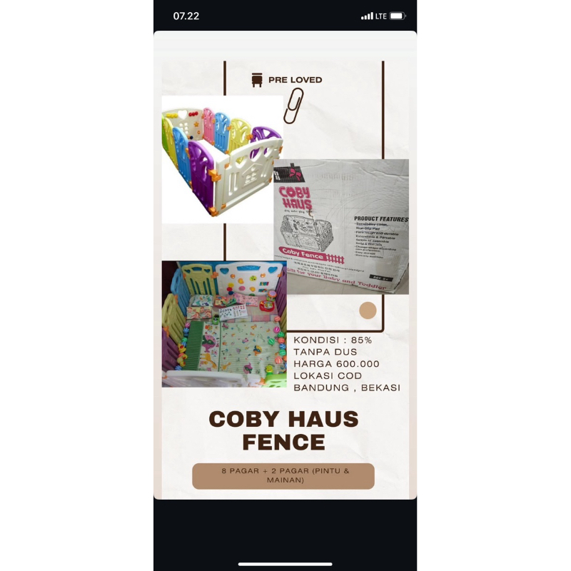 Coby Haus Fence - Preloved