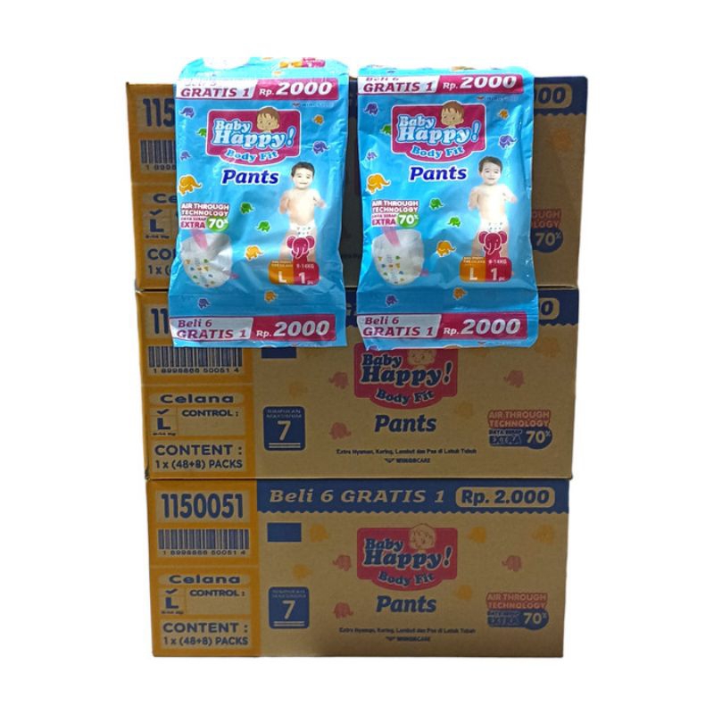 Pampers Baby Happy ukuran L 1 renceng| Pampers termurah|Pampers terlaris
