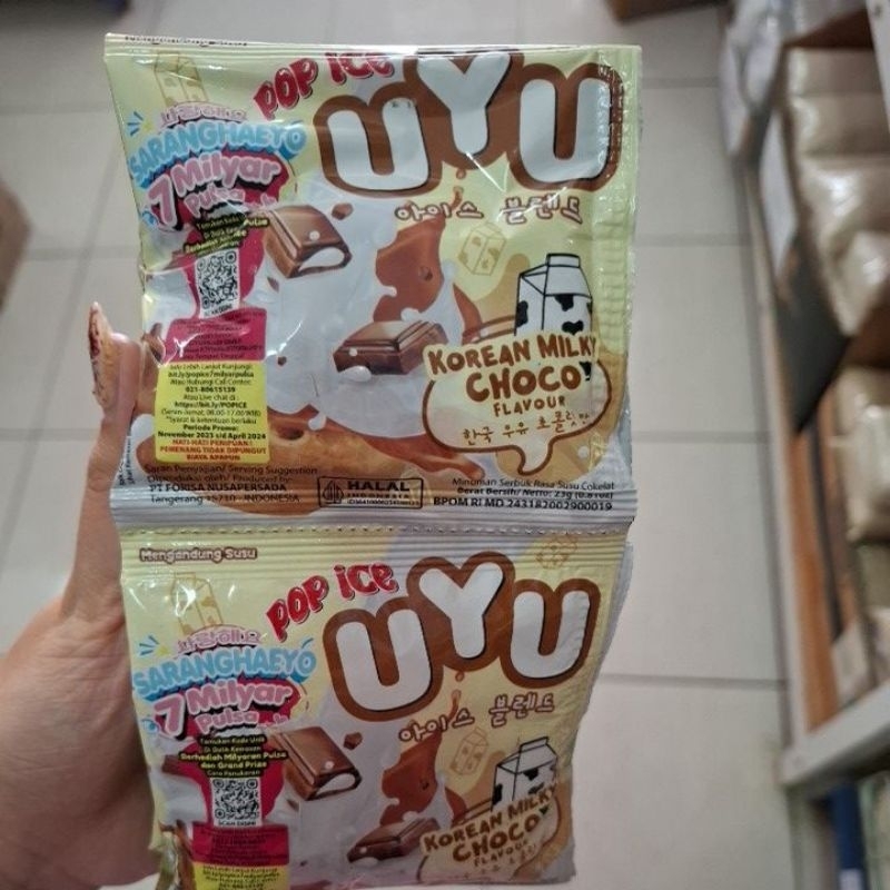 

Pop Ice Korean Milky Choco isi 10 sachet