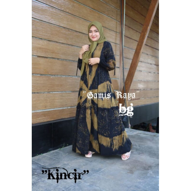 BG ORI RAYA NEW BIDARA "READY" GAMIS RAYA TWILL ORI SIZE " S M L XL XXL " | GAMIS TWILL ABSTRAK | TW