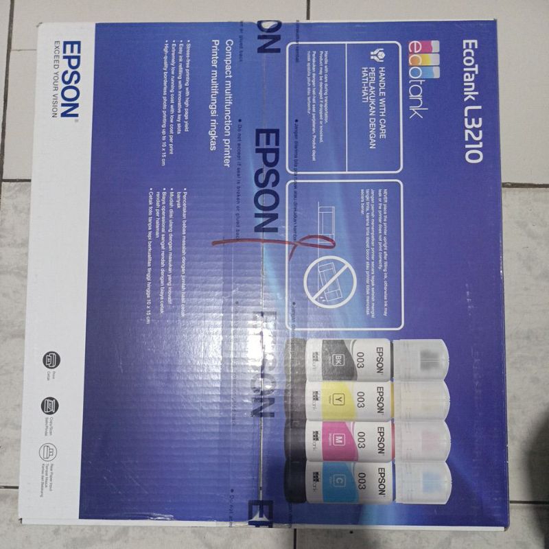 PRINTER EPSON L3210 NEW WARNA Print Copy Scan L-3210 Epson