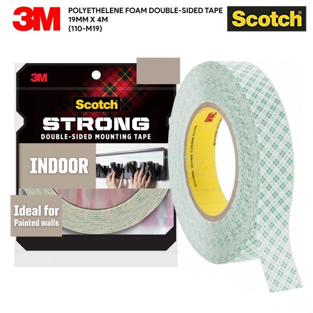 

Double Tape Scotch Mounting - 3M 110-3A 24mmx3m MURAH!