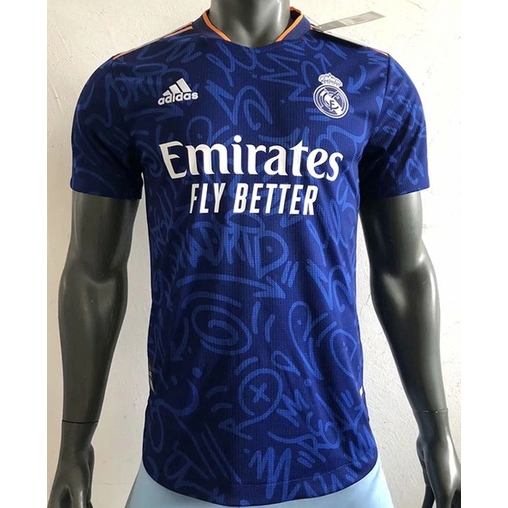 JERSEY PLAYER ISSUE MADRID AWAY 2021 2022 HTRDY HIGH QUALITY