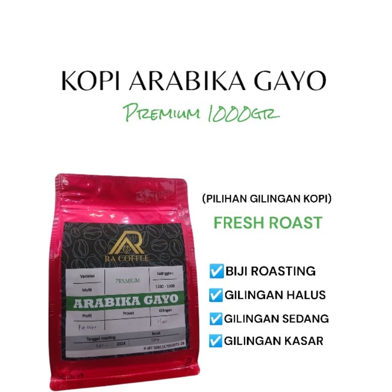 

KOPI ARABIKA GAYO PREMIUM (SPECIALTY) /1000GR