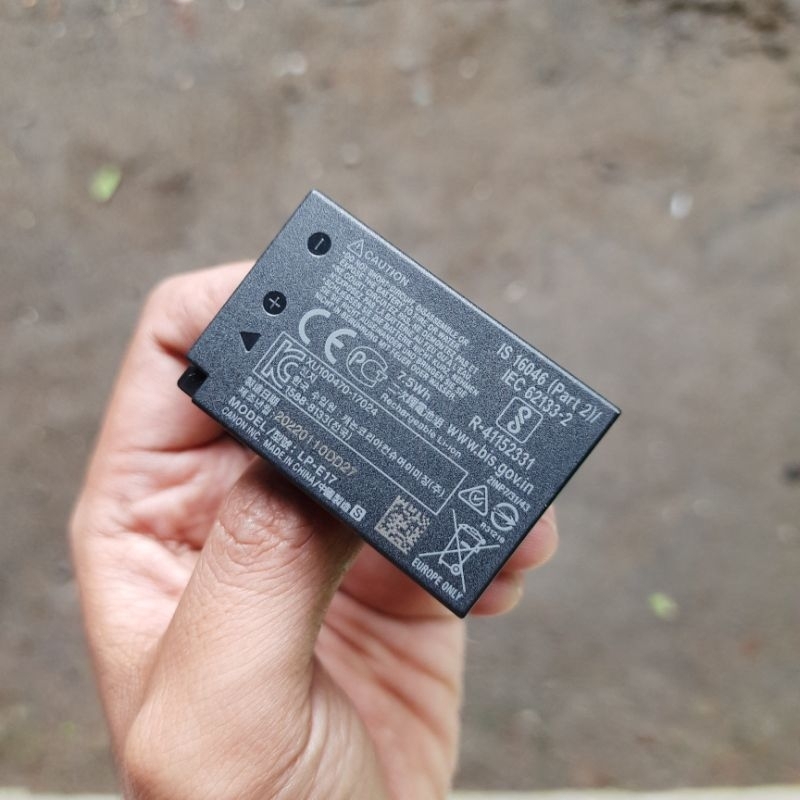 Baterai Canon LP-e17 original eos RP eos m100 eos 750D