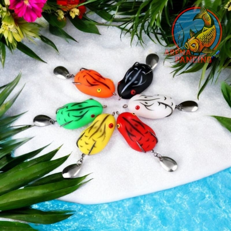 Umpan Pancing Casting Soft Frog Lure