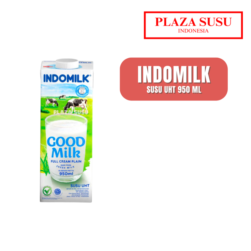 

SUSU UHT INDOMILK FULL CREAM SUSU CAIR 950ML FULLCREAM