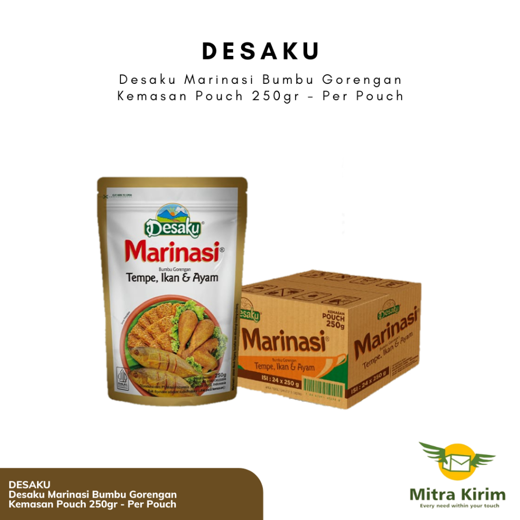 

Desaku Marinasi Bumbu Gorengan Kemasan Pouch 250gr - Per Pcs