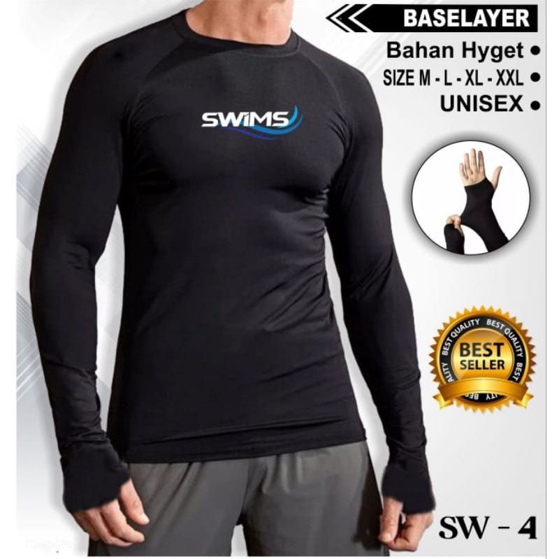 BAJU RENANG PRIA LENGAN PANJANG / KAOS RENANG UNISEX ADEM  M-XXL / BAJU RENANG DIVING PRIA LENGAN PA