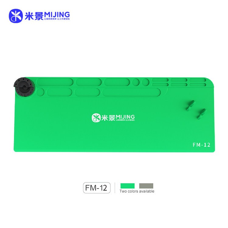 KARET ANTIPANAS / KARPET SERVICE MIJING FM-12 silicone repair mat green