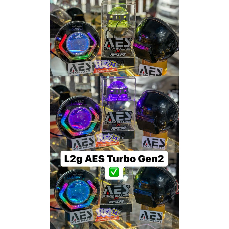 L2g AES TurboG2 AES UX1 v2 Shroud Taichy RGB