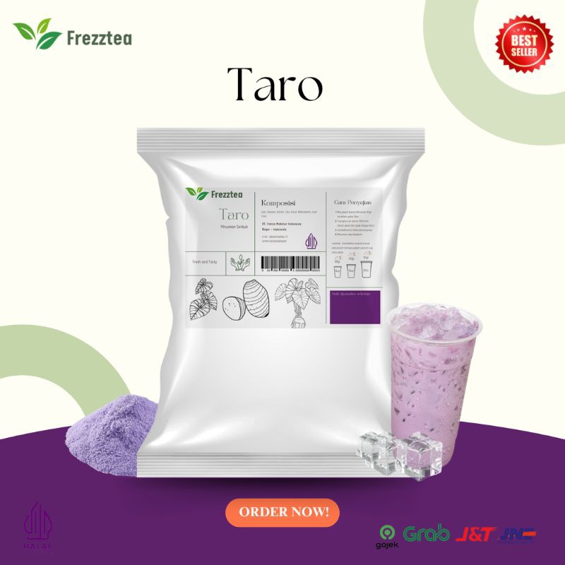 

Ay00! FrezzTea Bubuk Minuman Rasa Taro 1kg / Powder Taro / Bubuk Minuman Kekinian dan Termurah