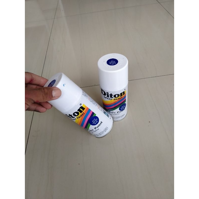 new diton spray paint 150cc pilok cat semprot warna 8172 jupiter bule biru (150ml kecil)