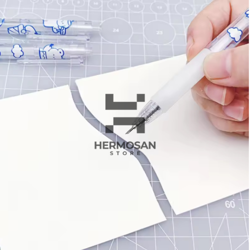 

Mini Pulpen Bolpoint Cutter Kater Pisau Mini Peralatan Alat Tulis Stationery Anak Sekolah Alat Potong Fungsional Portable Praktis