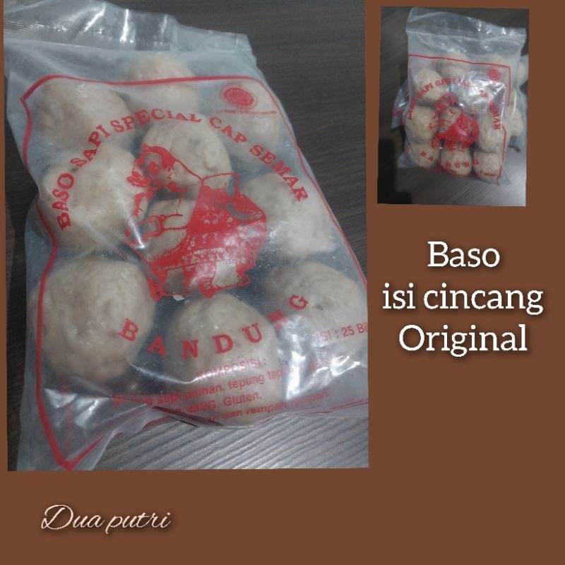

baso isi cincang krewedan variant pedas dan original isi 10 pcs [semar asli bandung]
