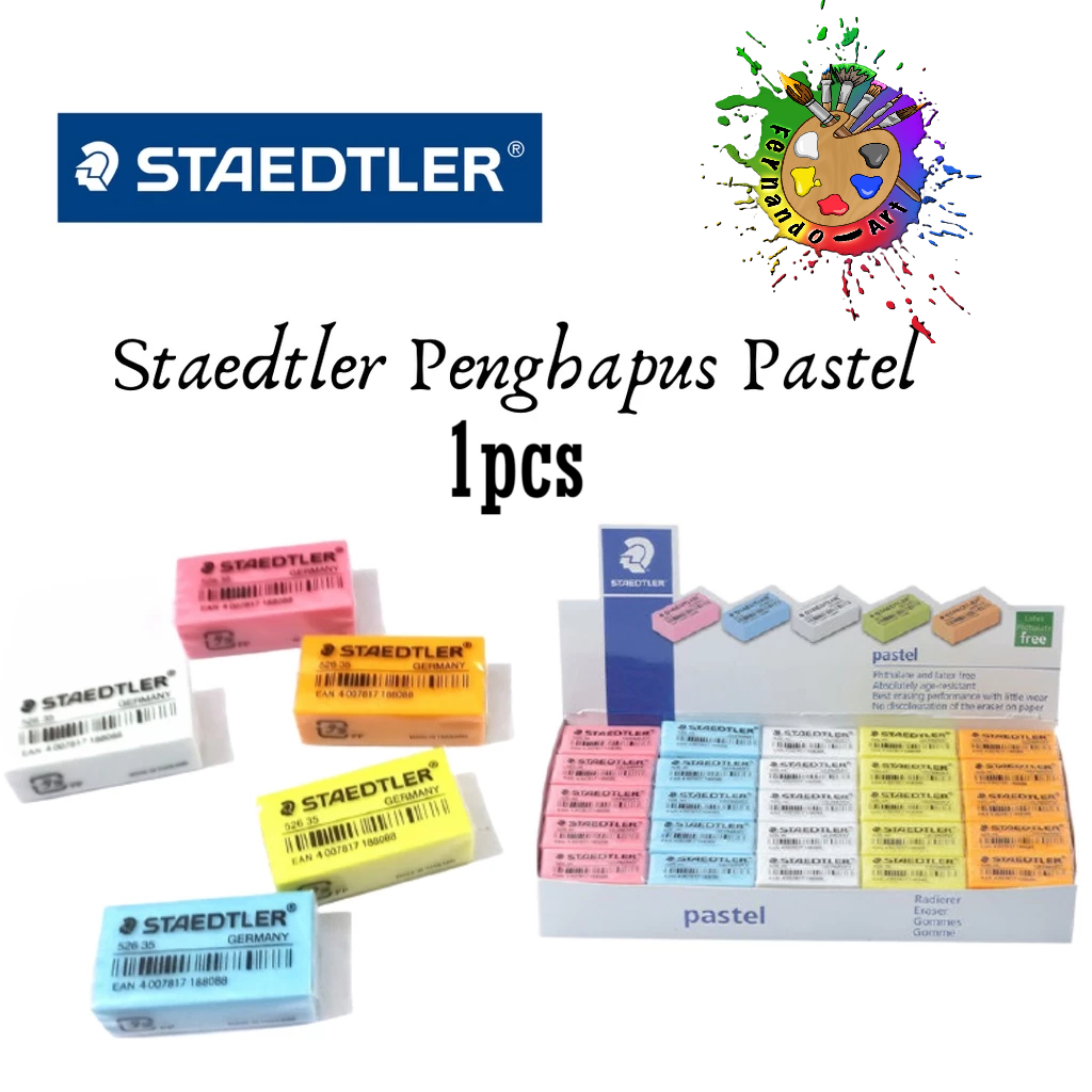 

Staedtler Penghapus Pastel 526-35 Medium Satuan/Per1pcs