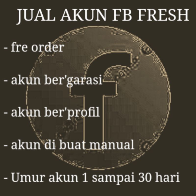 akun facebook fresh