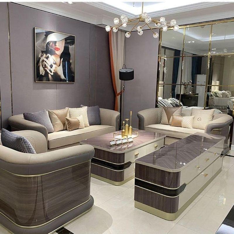Sofa mewah luxury sofa ruang tamu hotel mewah elegan gaya eropa