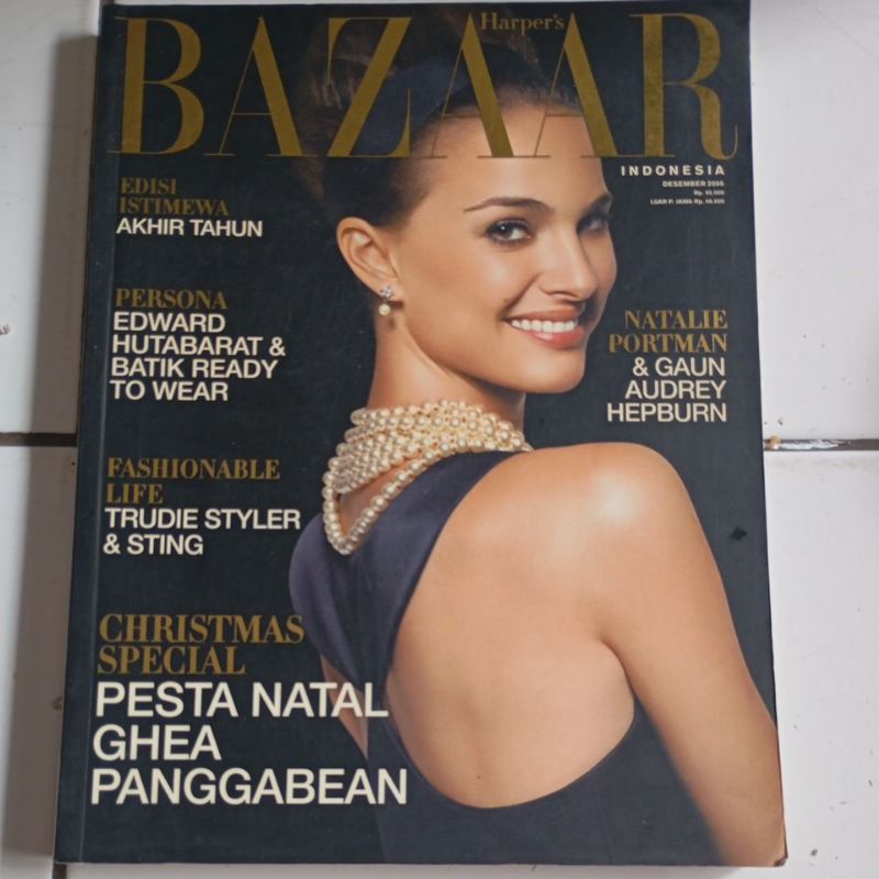 MAJALAH BAZAAR INDONESIA DESEMBER 2006