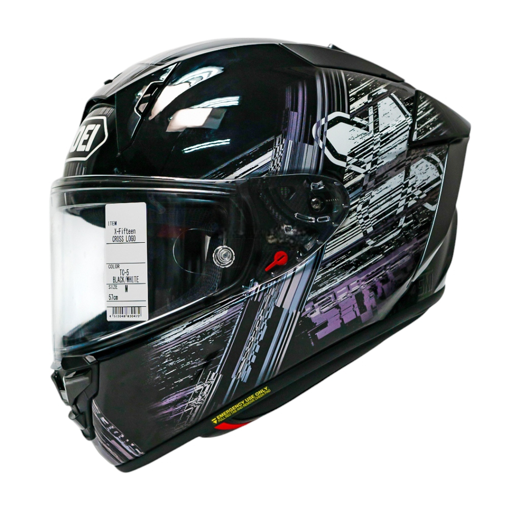 Helm Shoei X15 Cross Logo
