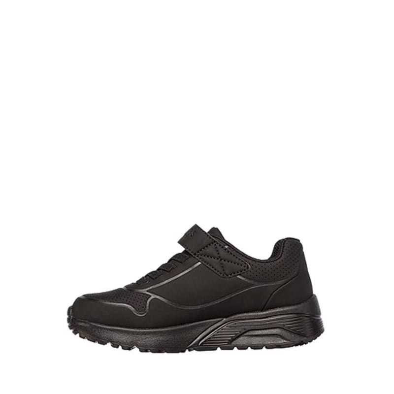 SKECHERS uno.lite boys unisex | hitam full black | sepatu sekolah