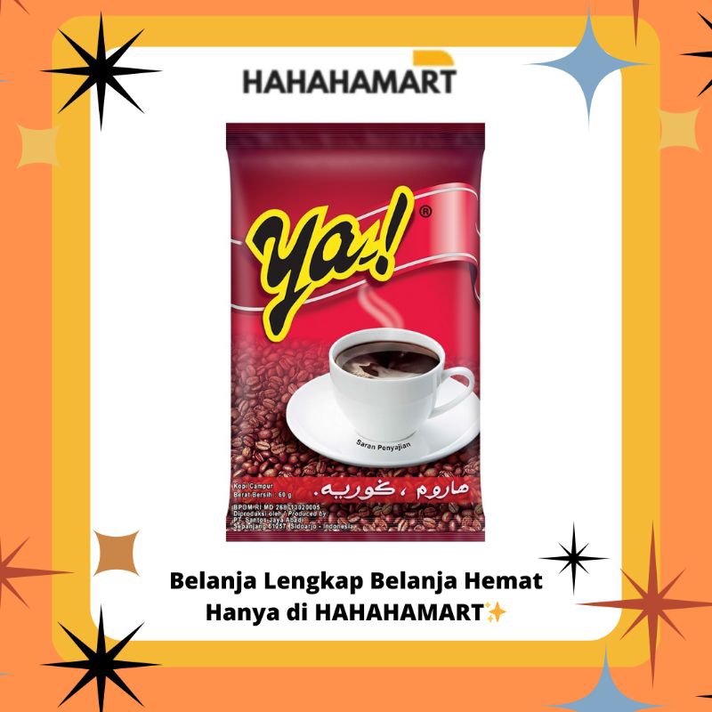 

KOPI YA MERAH 60GR | HARGA TERMASUK 1 KARTON