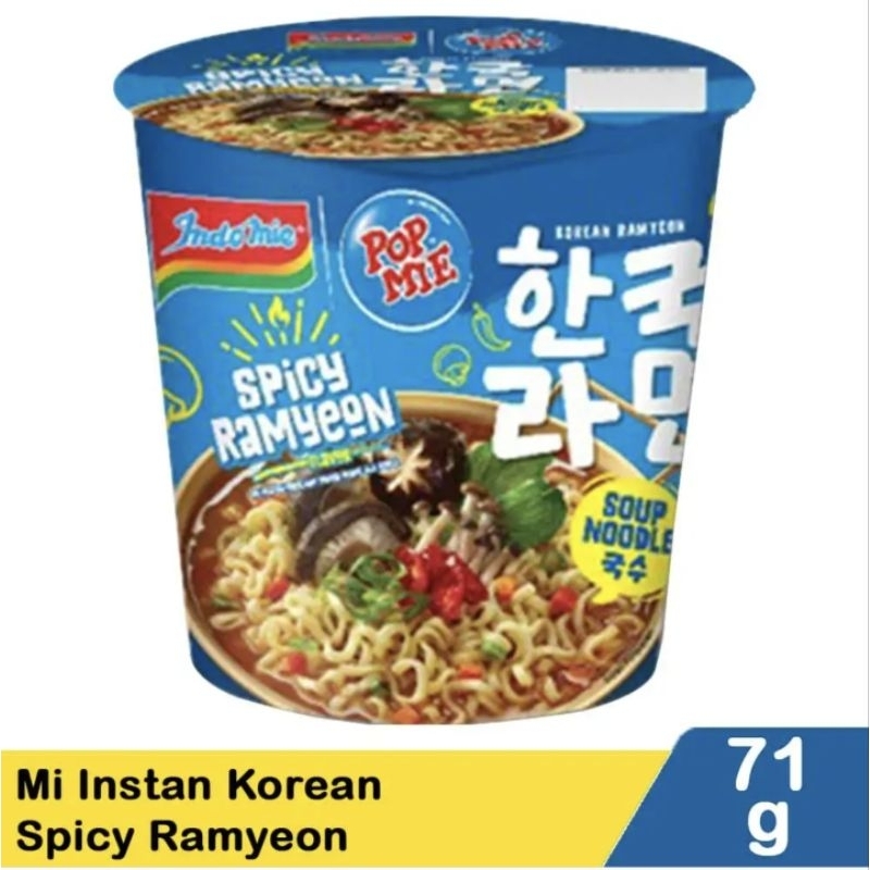 

POP MIE KOREAN SPICY RAMYEON **