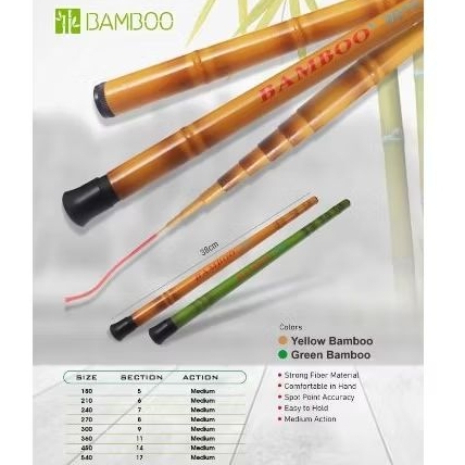 Tegek BAMBOO Ruas Pendek