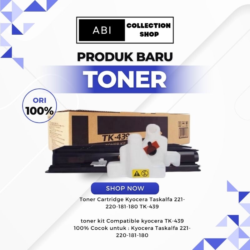 Toner Cartridge Kyocera Taskalfa 221-220-181-180 TK-439