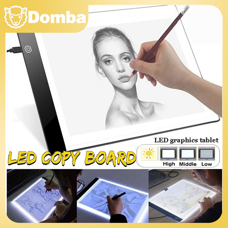 

A4 LED Drawing Tracing Board Stensil Board Papan Jiplak Gambar LED Anak & Dewasa Copy Board Papan LED Light Pad Ultra Slim