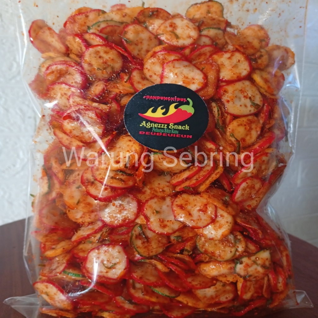 

Seblak kerupuk bawang bantet cikruh pedas daun jeruk 500 gram