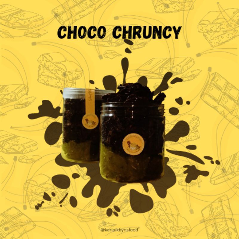 

KERIPIKBYNSFOOD -KERIPIK PISANG LUMER - COKELAT - CHOCO CHRUNCY