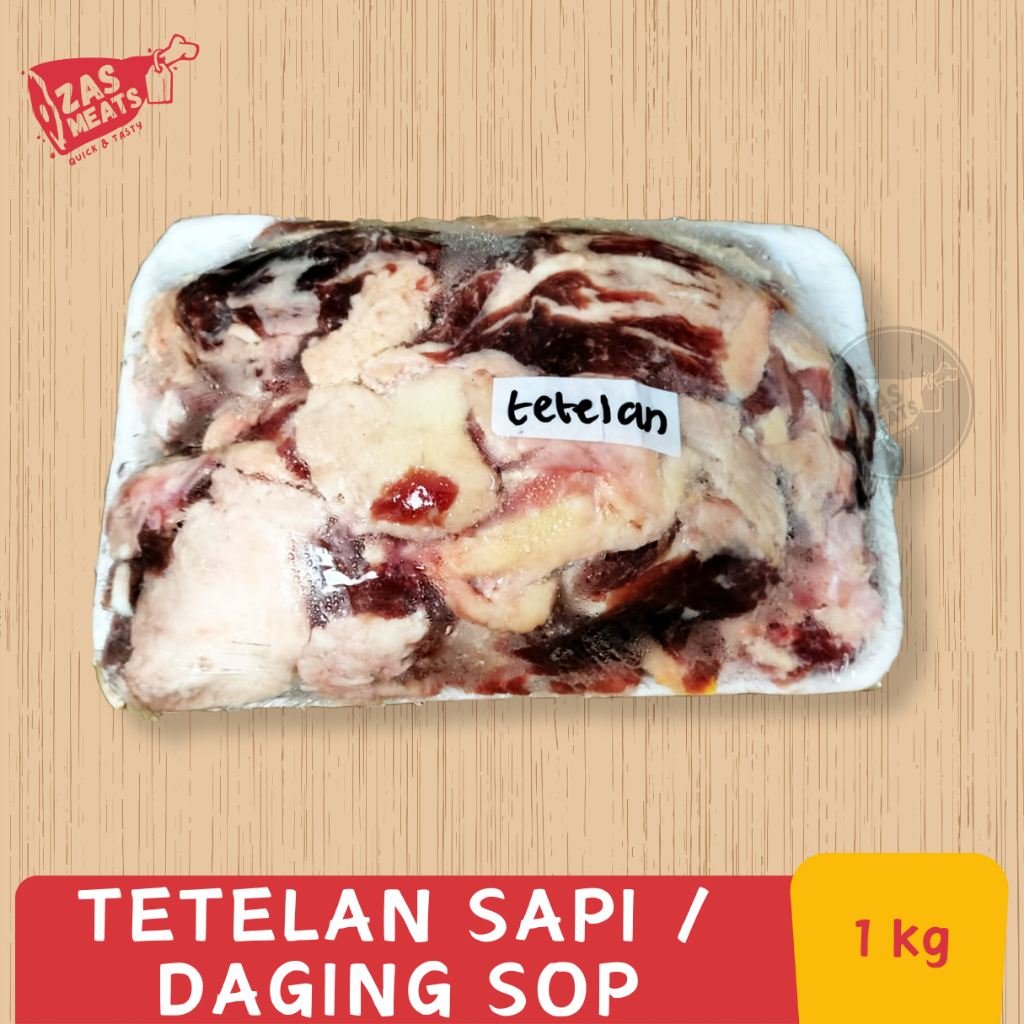 

TETELAN SAPI FRESH 1KG | Daging Sop Segar 1 kg