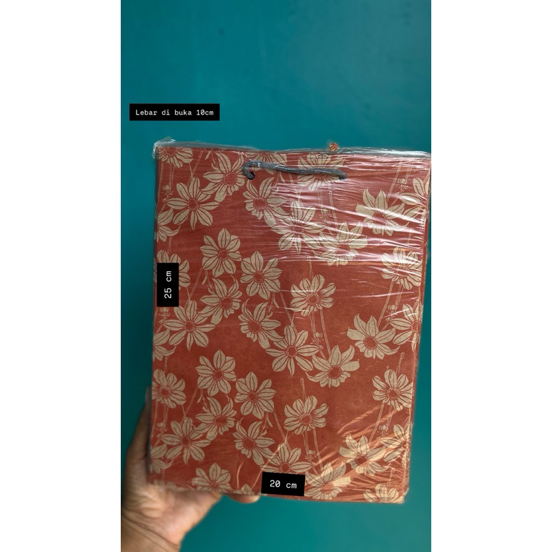 

paper bag tas songong uuran 20x25x10 1pack isi 12