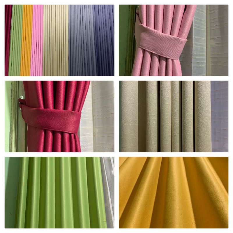 GORDEN BLACKOUT 12 GELOMBANG HORDENG JENDELA GORDENG IMPORT GORDEN BLACKOUT SERAT ABSTRAK TEBAL