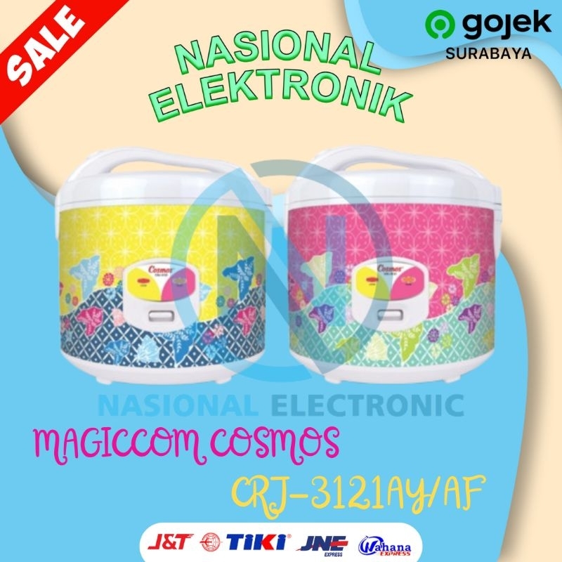 Cosmos CRJ-3121 AF Magic Com | Penanak Nasi Non-Stick 1.8L