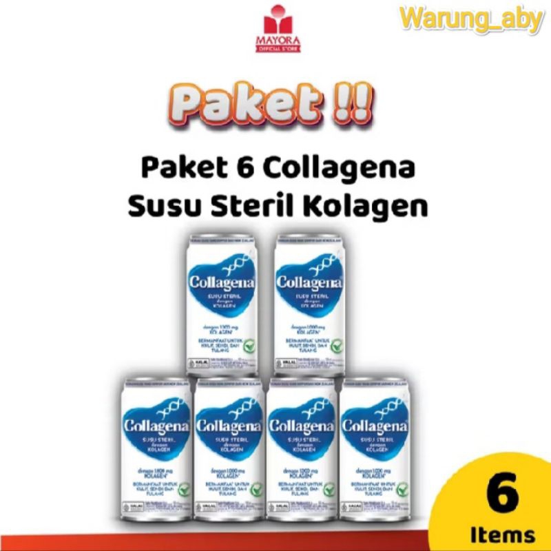 

Lemersing - Paket 6 Collagena Susu Steril Kolagen | Susu Steril | Susu 1000mg Kolagen