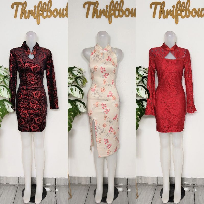 (Etalase 13)BAJU IMLEK WANITA/ DRESS KOREAN STYLE/  DRESS CHEONGSAM/ IMLEK/ DRESS IMLEK/ SHANGHAI/ D