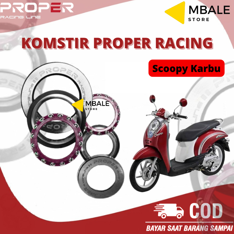 Comstir Komstir Proper Racing Line Scoopy Karbu Original