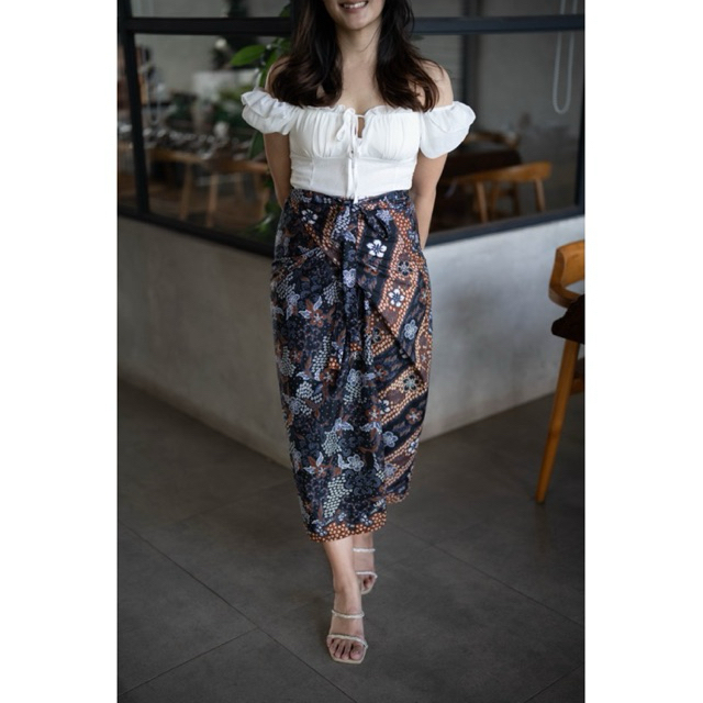 RENATA - Rok Batik Lilit Instant / Bawahan Kain Batik Lilit Casual / Graduation
