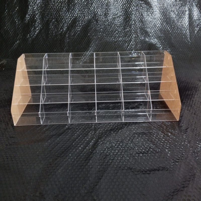 Rak kopi akrilik/tempat kopi sachet