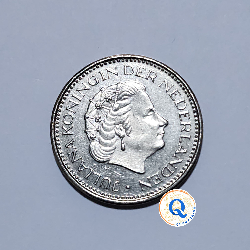 [KOLEKSI NUMISMATIK] Koin Kuno Langka 1 Gulden Juliana Belanda 1980