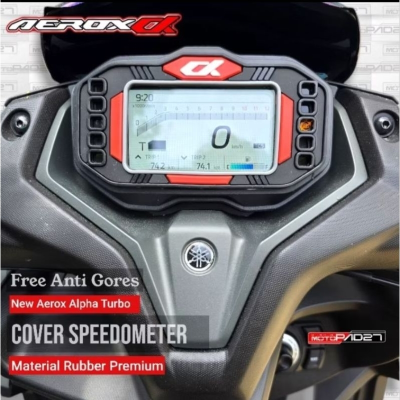 Motopad27 Aerox Alpha Standar/Cybercity/Turbo 2025 Rubber Speedometer Cover