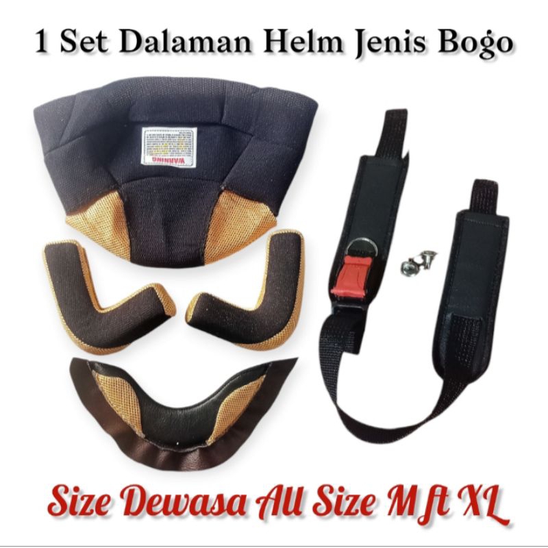Busa Helm 1set Pengunci Tali Klik Free Paku Belah