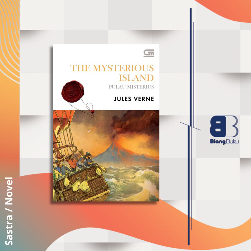 Buku Novel Pulau Misterius (The Mysterious Island) - Jules Verne Ori Gramedia