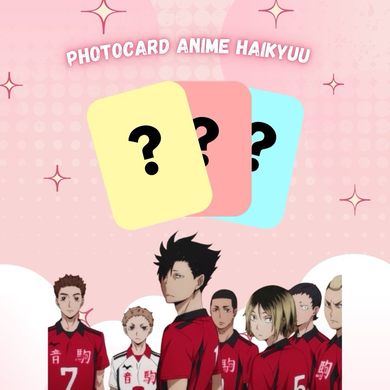 PHOTOCARD ANIME HAIKYUU NEKOMA VERSION