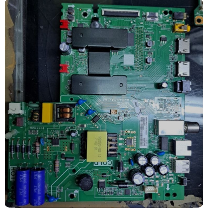 MAINBOARD TV TCL L32S65A ORIGINAL TPD.RT2841.PB775 LVDS LEBAR MB TCL 32S65 32S6500 MOTHERBOARD TV L3