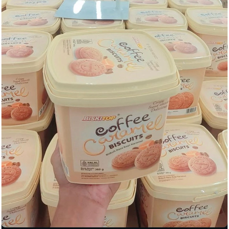 

Biskitop Coffee Caramel Biscuits Rasa Kopi Karamel